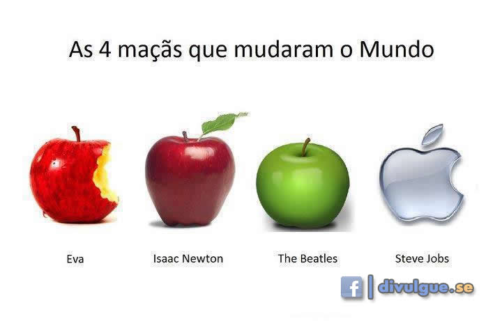 As 4 maçãs que mudaram o mundo...